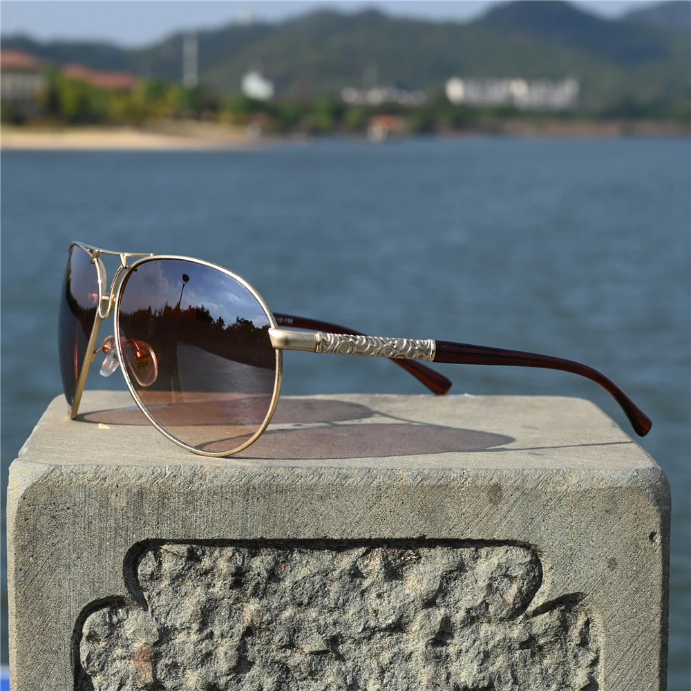 

Солнцезащитные очки Rockjoy для мужчин и женщин, роскошные брендовые дизайнерские авиаторы с большими черными линзами золотистого, коричневого цвета