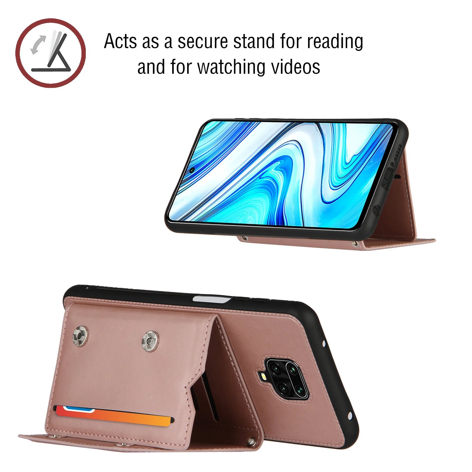 Pu Leather Flip Case For Xiaomi Redmi Note 10 9 Pro 9S 9A 9C Poco X3 NFC Mi 12X 11 Ultra 10T Lite 11T Pro Wallet Card Slot Cover