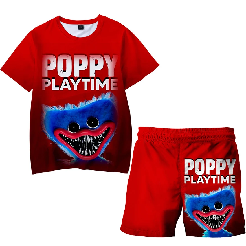 

Summer Fashion Poppy Playtime 3D T Shirt Kids Funny Casual Game Tops Children Boy Girl Clothes Cool Cartoon Cute Sports Clothes