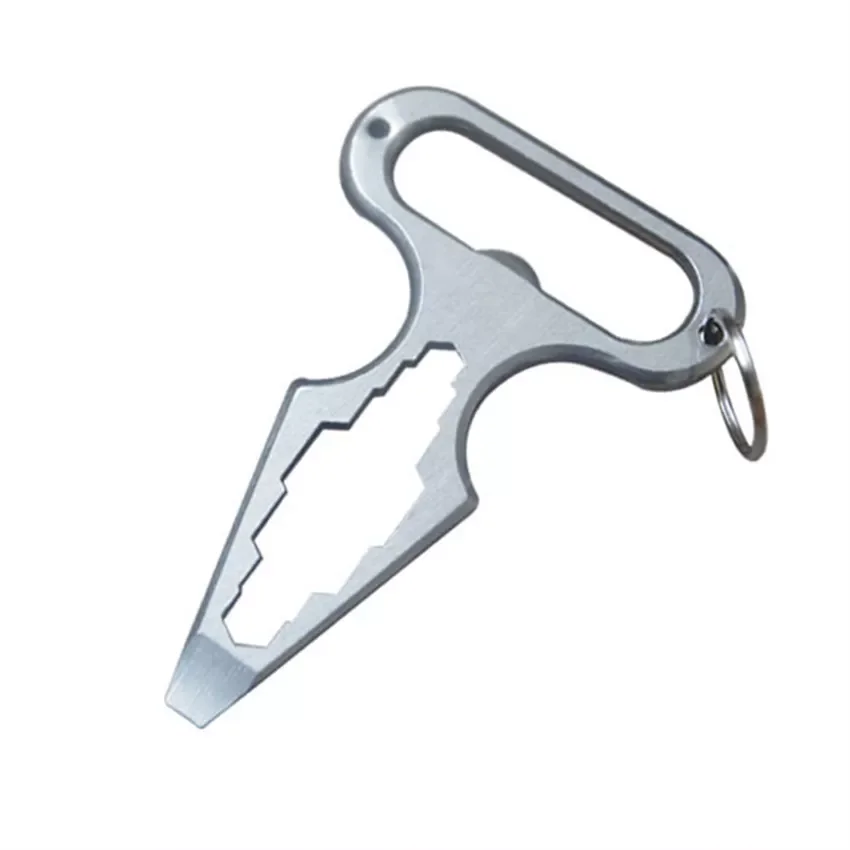 

Pocket Self Defense Security defensa personal Tactical kamp Tool Wrench Screwdriver Bottle Opener ouvre boite de conserve
