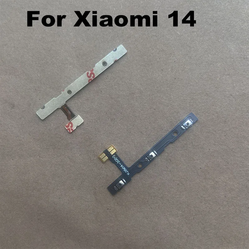 Для Xiaomi 14 Pro вверх-вниз Кнопка питания Боковая кнопка гибкий кабель переключатель