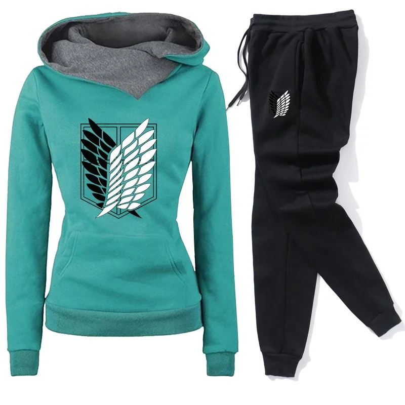 Женский спортивный костюм с капюшоном и капушкой Новое поступление 2024