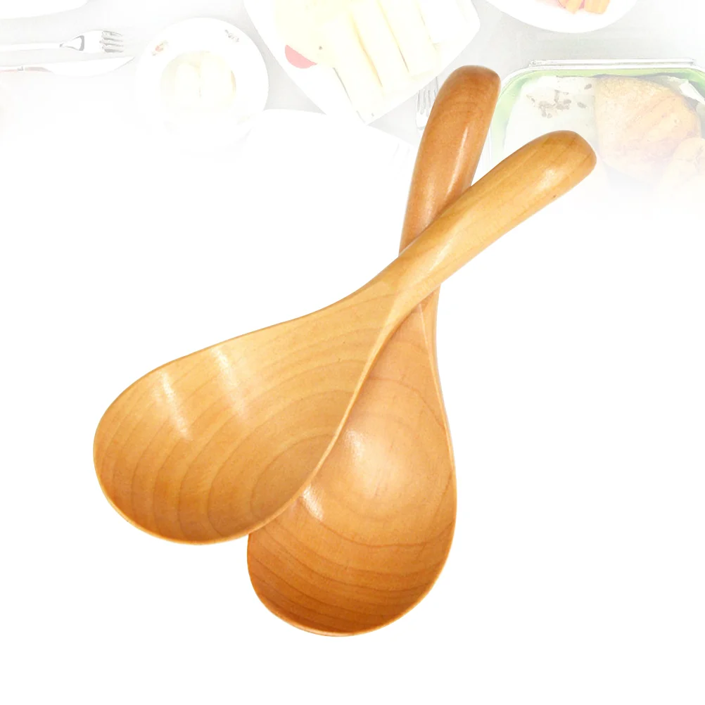 

Rice Spoon Scoop Potato Spatula Paddle Wooden Natural Porridgefilled Dishes Scooper Mashed Cooker Nonstickjapanese Service