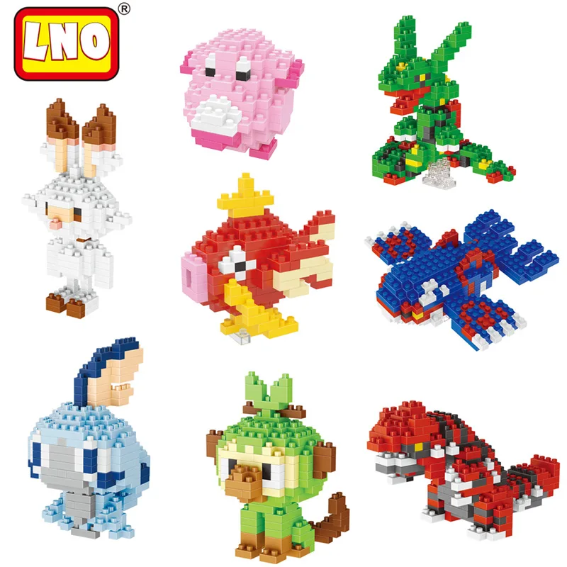 

Micro-Particle Leisure Assembling Building Block Toys Pokémon Series