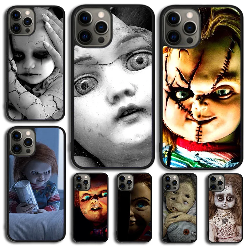 Фото Чехол для телефона Creepy Baby Doll Horror для Samsung Galaxy S10 S22 S23 S24 Note 10 20 Lite S20 Plus S21 Ultra Back Cover №1