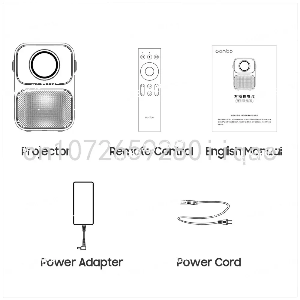 Макс. проектор T6 2 16G 5G WiFi Android 90000 трансляционный Bt5.0