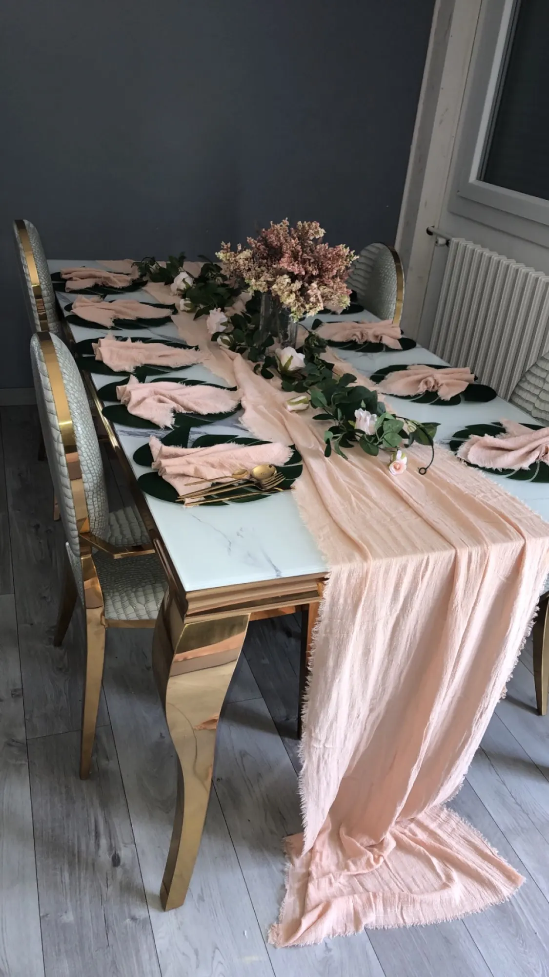 cotton gauze table runnerretro burr texture dining place matspersonalize vintage wedding decoration kitchen dinner cloth free global shipping