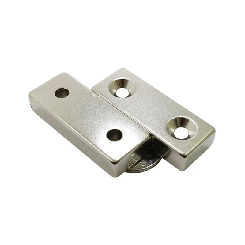 N35 50x20x10-5 блочные магниты с потайной головкой и полосой отверстиями двигатель