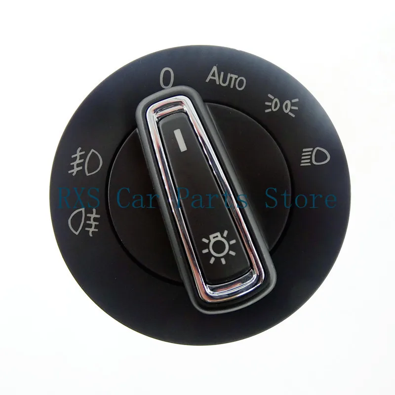 

5GG941431D Автомобильный хромированный переключатель фар, кнопка противотуманных фар для Golf MK7 Polo Tiguan Touran 5GG 941 431D 5GG 941 431 D