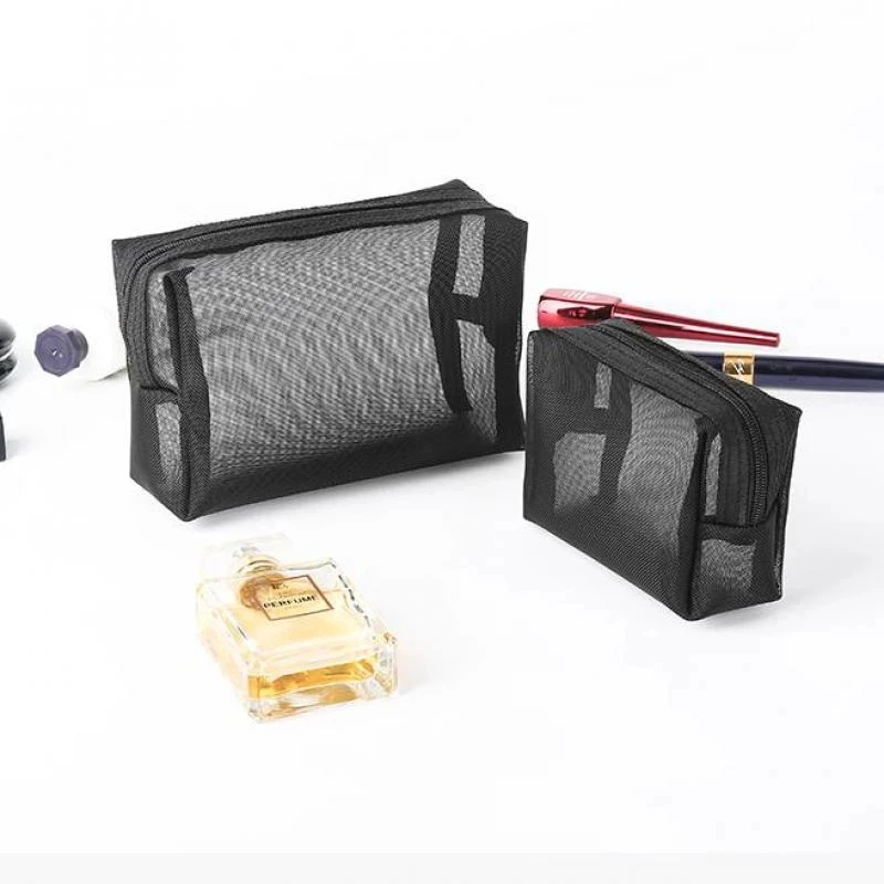 

3Piece Set Women Transparent Cosmetic Bag Travel Function Makeup Case Zipper Make Up Organizer Storage Pouch Toiletry Wash Bag