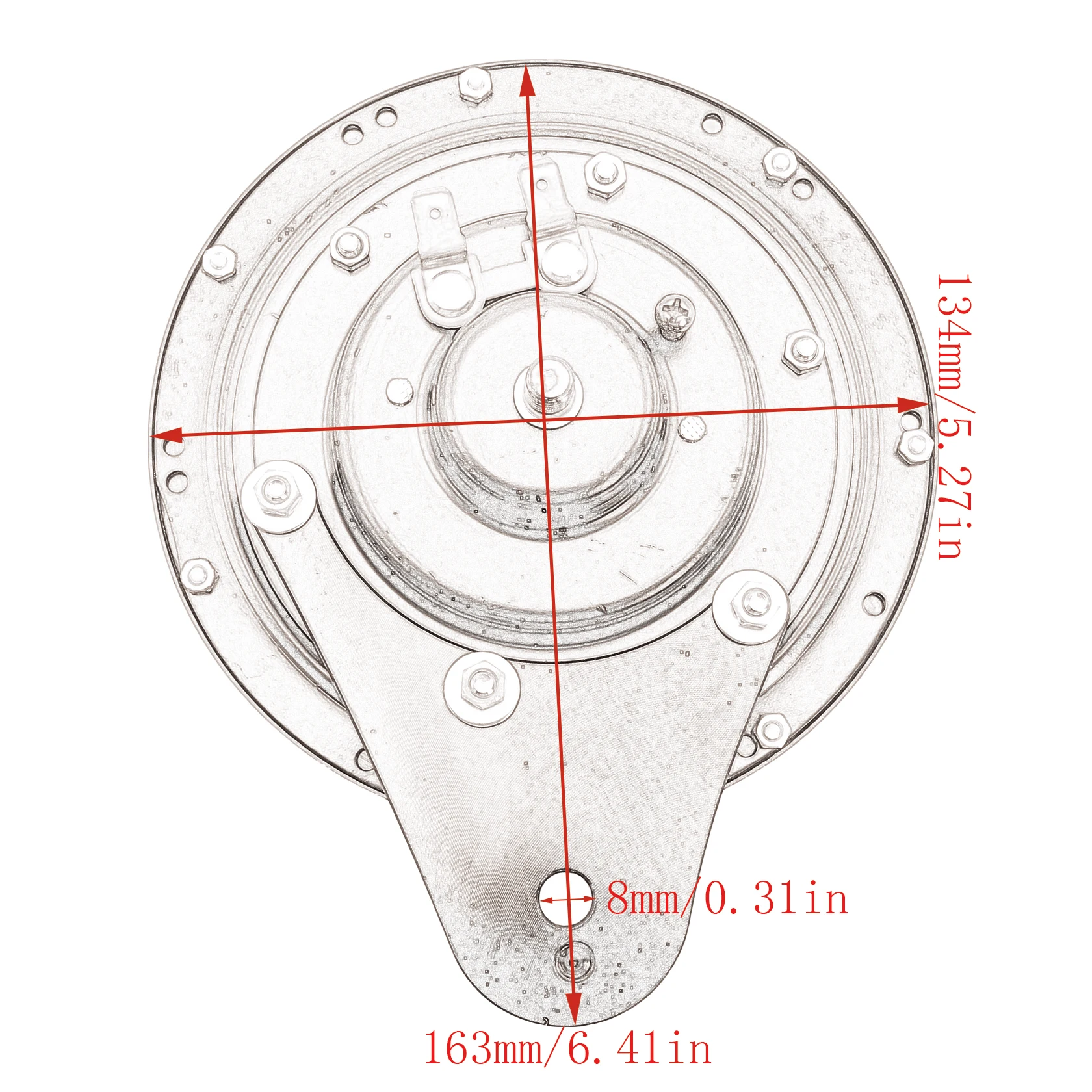 Чехол для мотоциклетного гудка черный/Хромированный динамик гудок в сборе Harley