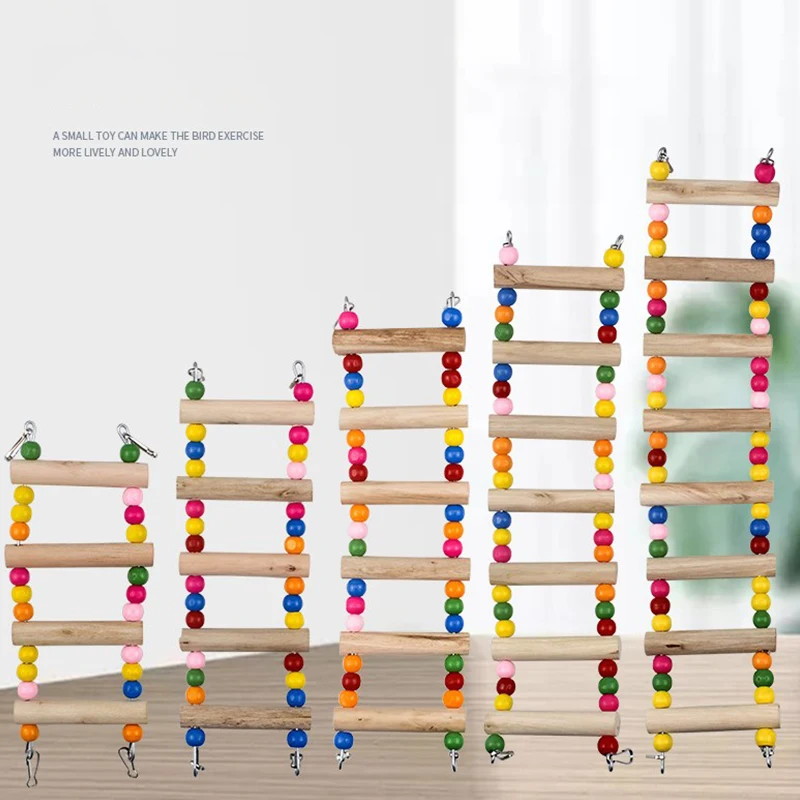 

Птицы, домашние животные, товары для птиц, подвесные цветные шарики, игрушка для скалолазания, 1 шт., искусственная деревянная игрушка для пт...