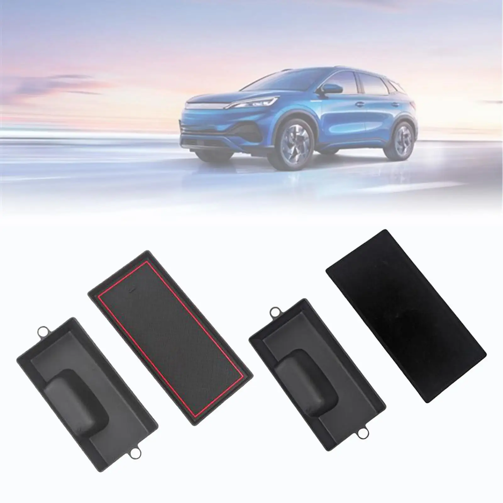 Автомобильный органайзер для приборной панели с нескользящим ковриком Byd Atto 3