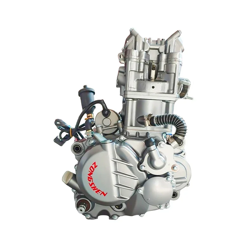 Фото Двигатель для мотоцикла Zongshen 300cc, Zongshen CBS300, 4-тактный, 4-клапанный, одноцилиндровый, в сборе №3