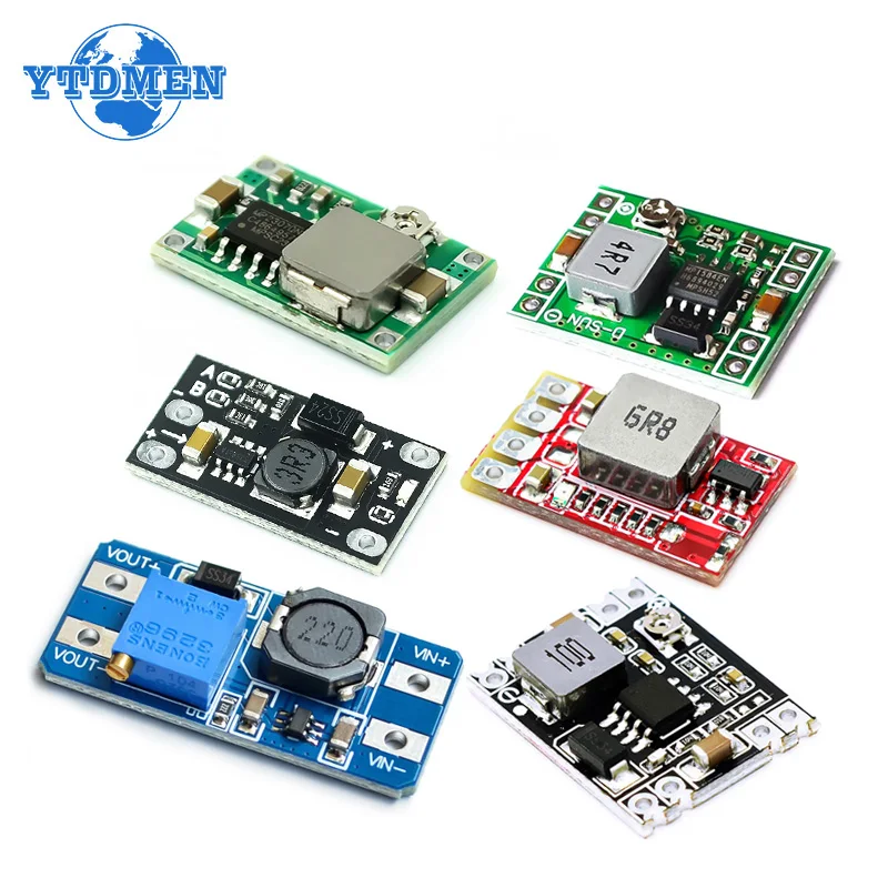 10PCS/lot Mini 360 DC-DC Buck Converter Step Down Module 4.75V-23V to 1V-17V RC Airplane Module Power Supply Board New LM2596 2A