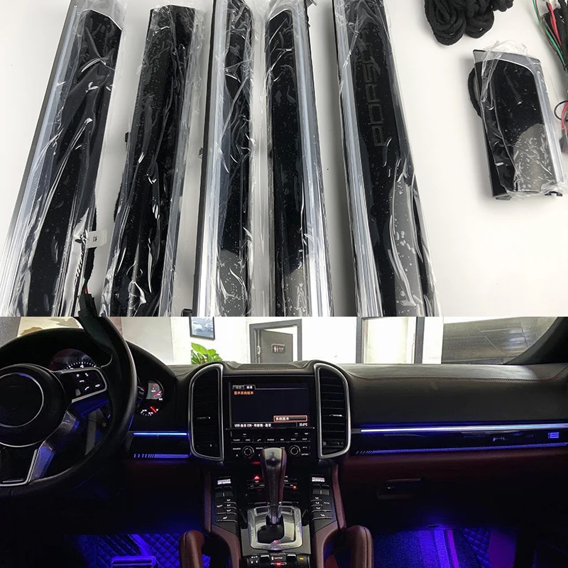 

For Porsche Cayenne Ambient Light Car LCD instrument panel screen control 2010 - 2017 Inter door Ambient light