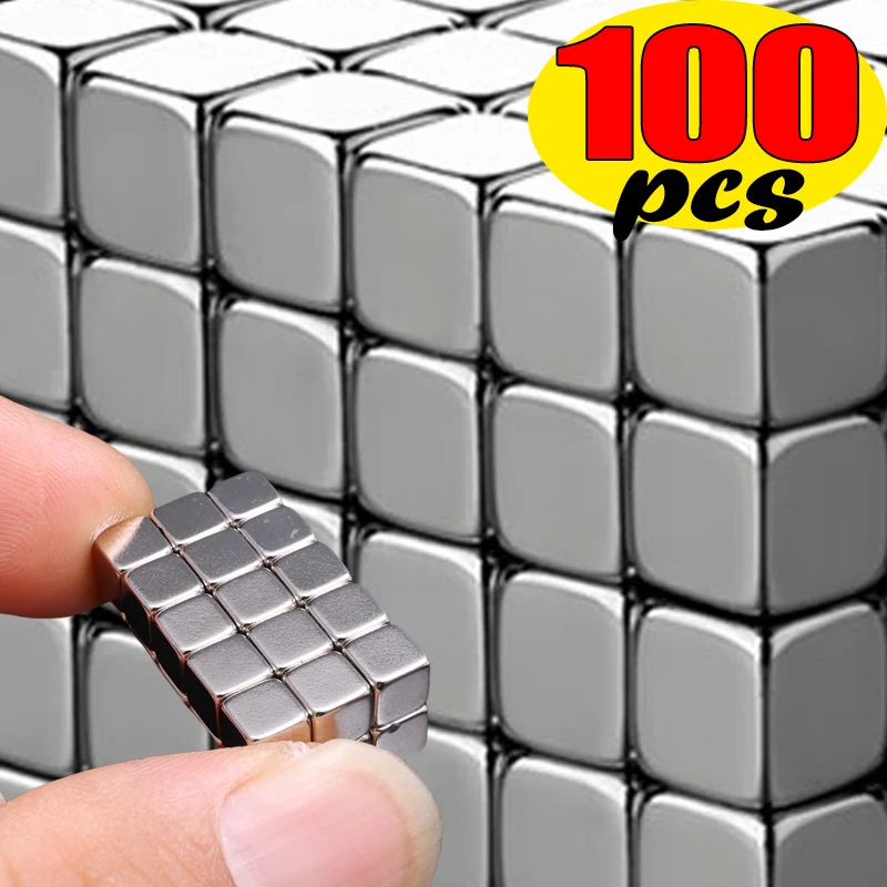 10-100 шт. 5x5x5 мм крошечные квадратные магниты-кубы для рукоделия холодильника доски