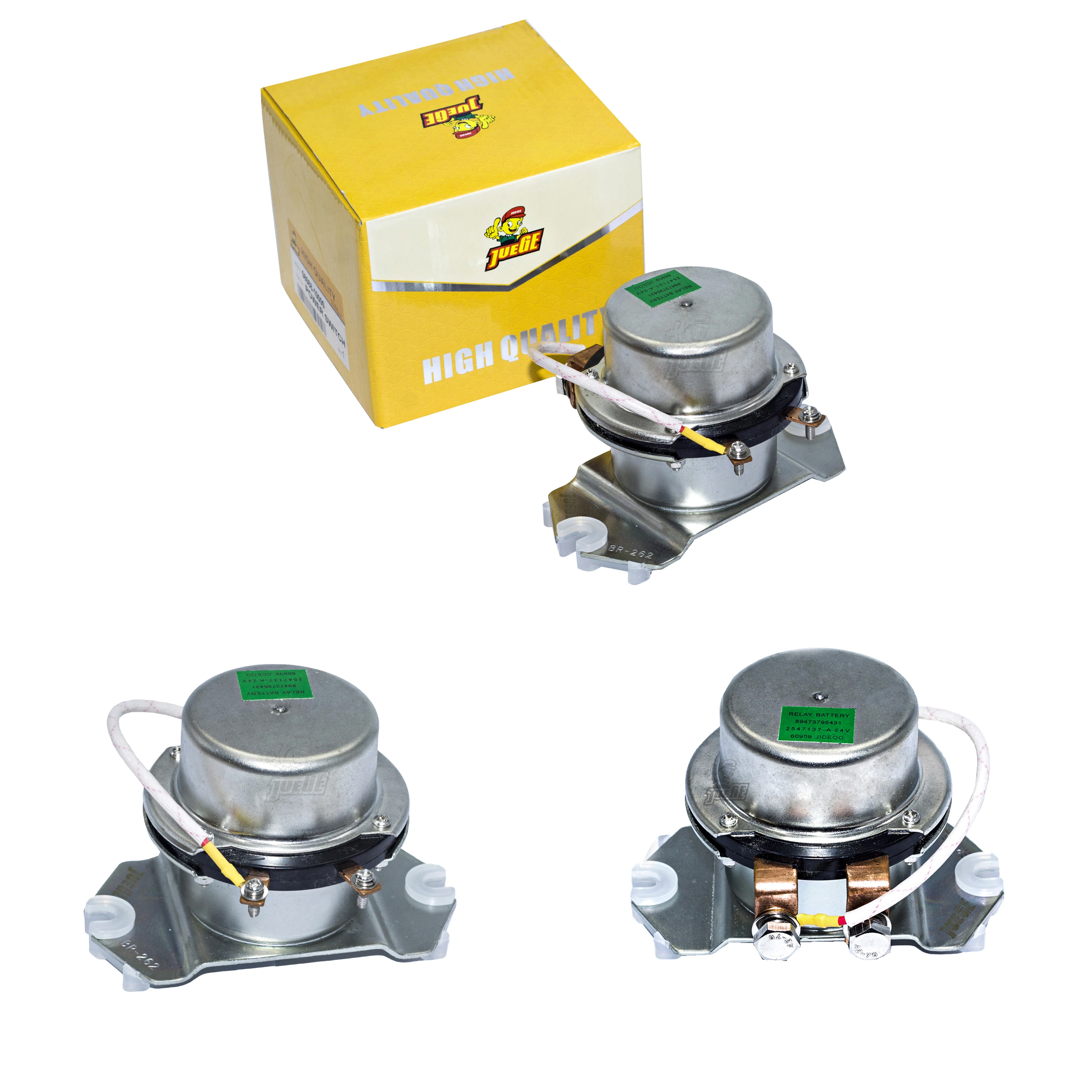 Реле экскаватора BR266 12 В 24 переключатель аккумулятора 08088-10000 реле пуска