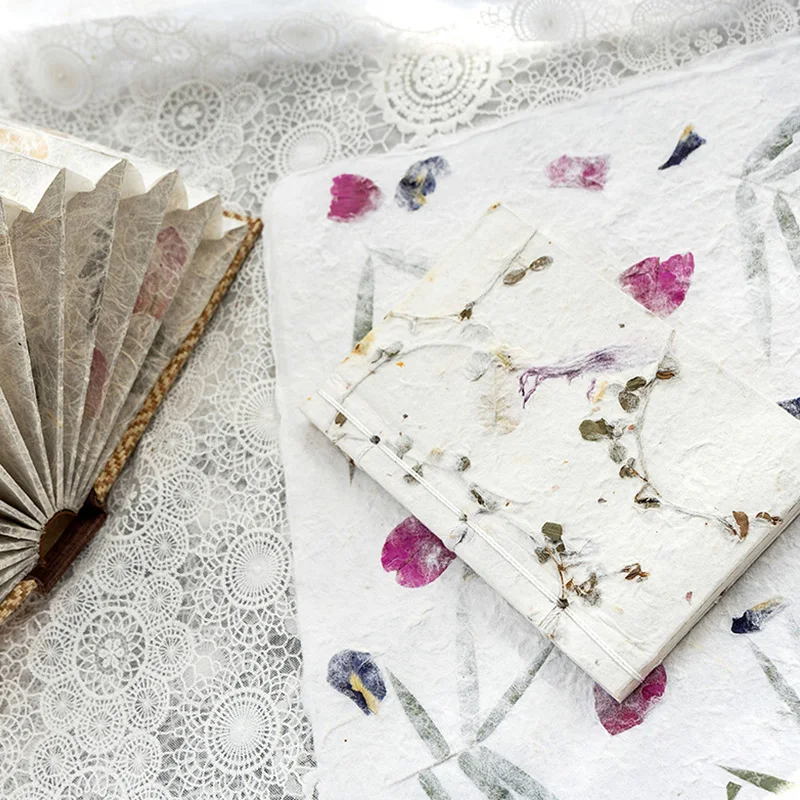 

1Sheet Vintage Flower Decoration Paper Grass Paper DIY Material Paper Wrapping Paper Tissue Bookmark Collage 55x80cm