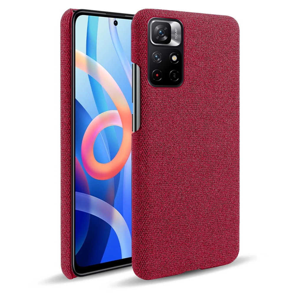 

Case For Xiaomi Redmi Note 11 10S Note10 Funda Cloth Texture Fit Phone Cover For Redmi Note 11 Pro Global Version Phone Coque