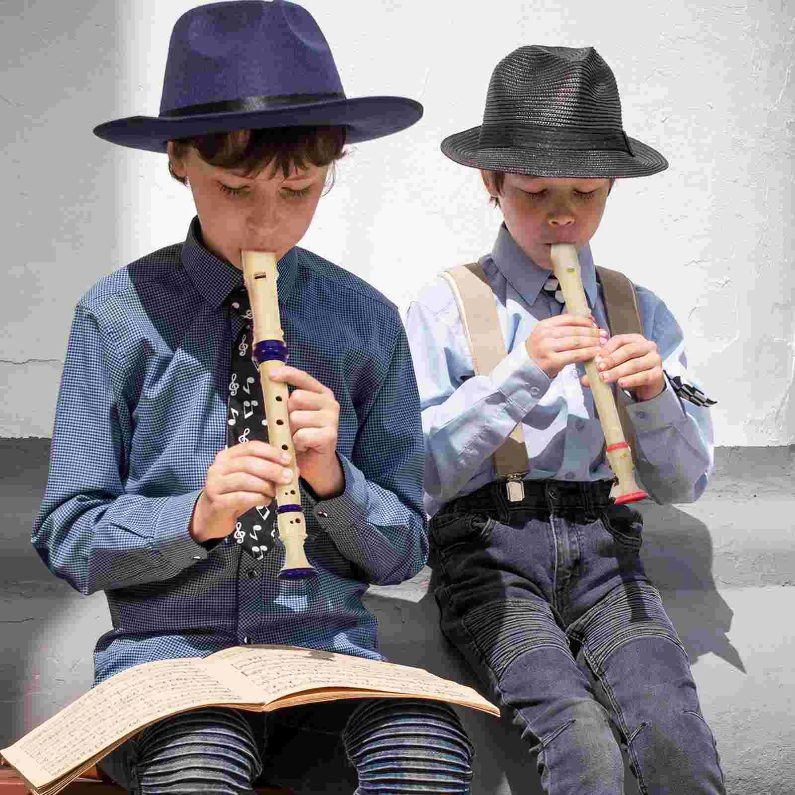 Сопрано-рекордер для взрослых кларнет в немецком стиле с 8 отверстиями розовый и