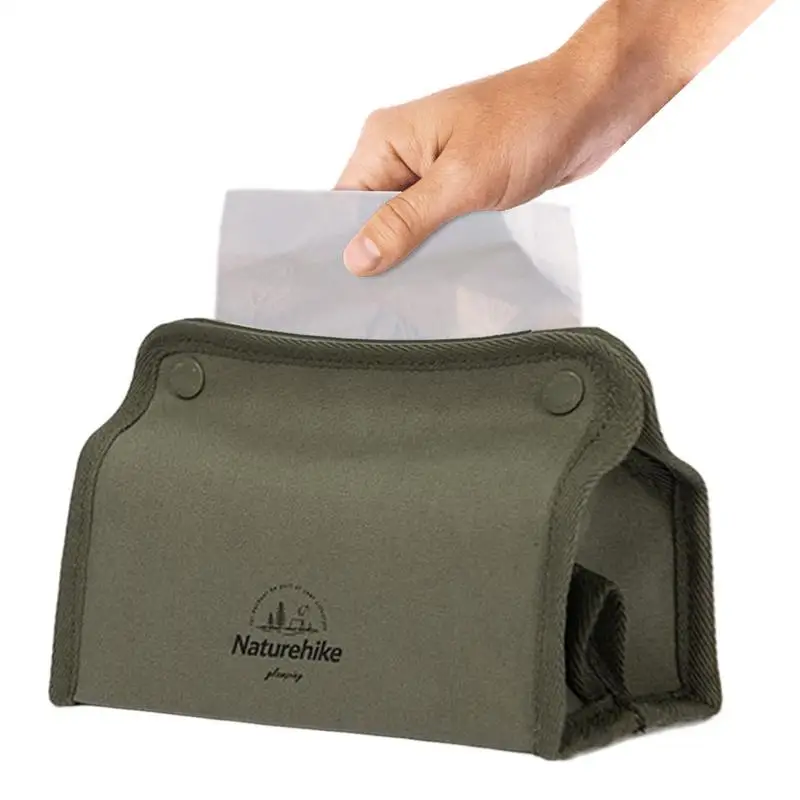

Холщовая коробка для хранения салфеток, Портативная сумка на молнии для туалетной бумаги, дорожная сумка для хранения, водонепроницаемая для барбекю, кемпинга, пешего туризма, улицы