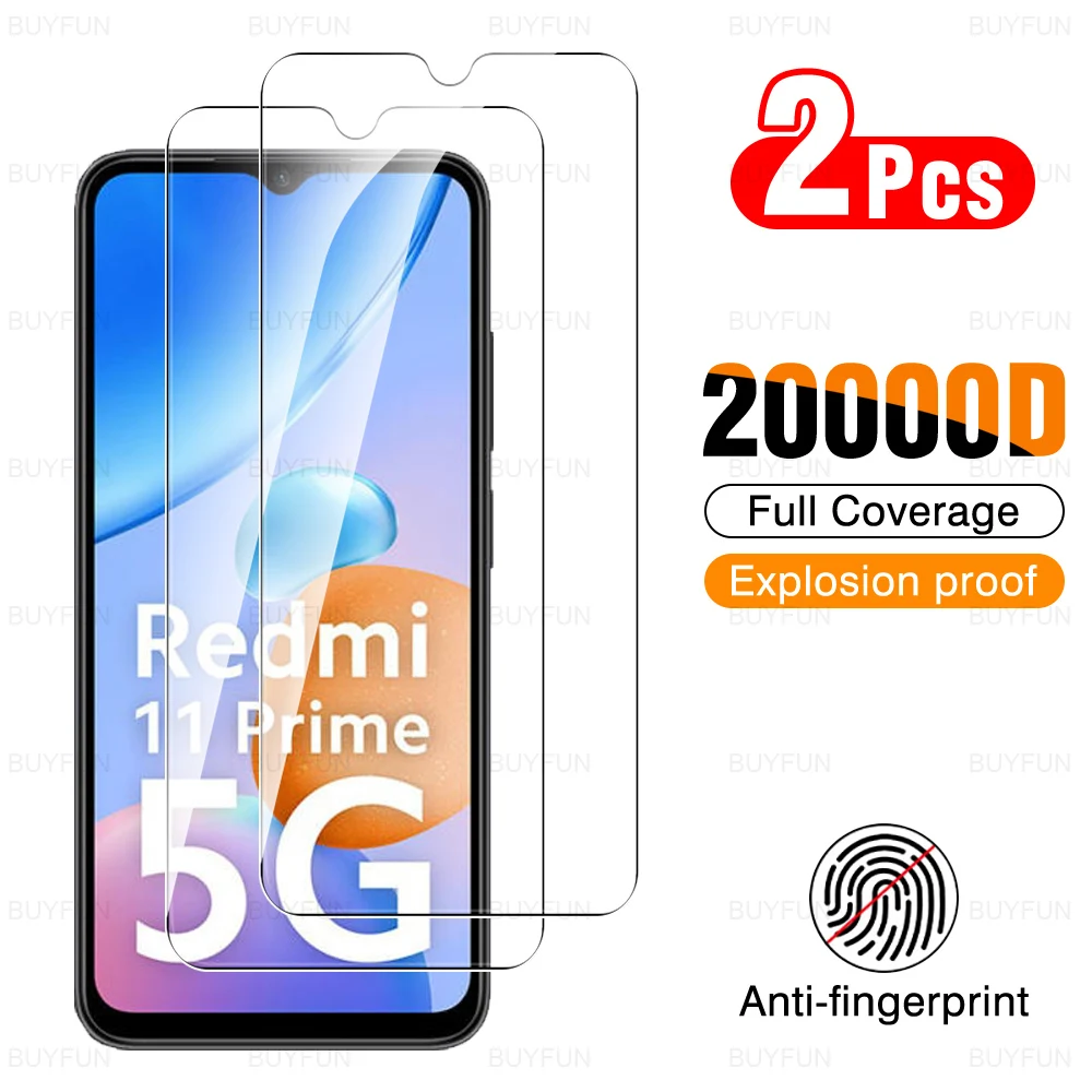 

Закаленное защитное стекло для Xiaomi Redmi 11 Prime, 6,58 дюйма, 2 шт.