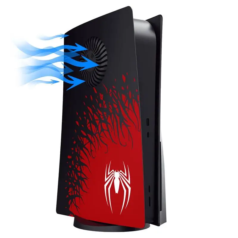 

Faceplate Shell For PS5 Console Cover Replacement With Spider Design Anti-Scratch Shockproof And Dust Covers Accessories For PS5