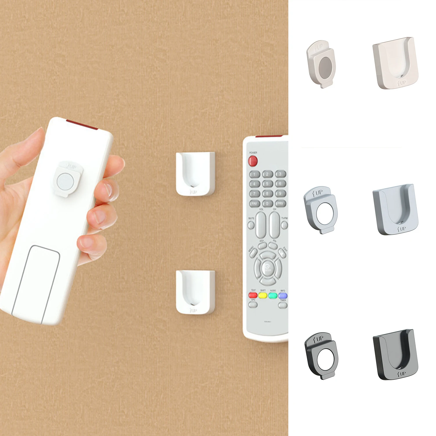 

Магнитный Крючок для хранения с защитой от потери, настенный крючок, полка для хранения, Домашний Органайзер, держатель с дистанционным управлением для дома