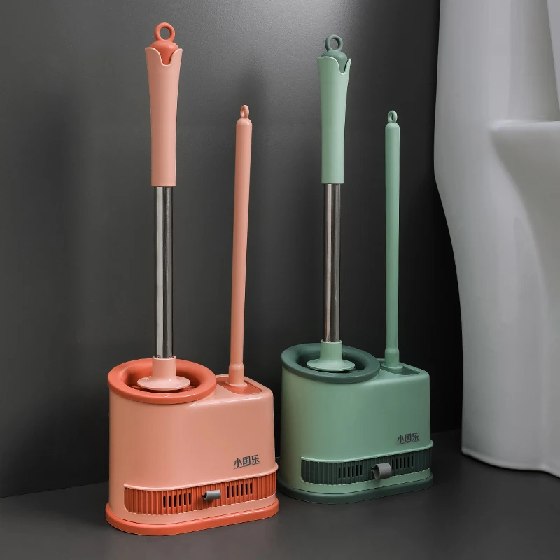 

Bathroom Slim Toilet Brush Standing Cleaner Water Leak Proof Wc Hygienic Brush Ecoco Escobilla Inodoro Home Accessories GTJ50