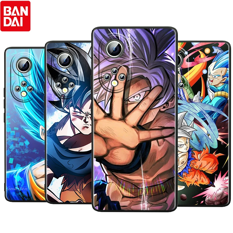 

Dragon Ball Super Saiyan For Honor 60 50 30 V30 X30i V20 20E X20 Pro Plus SE Lite 5G Silicone Black Soft Phone Case Cover Funda