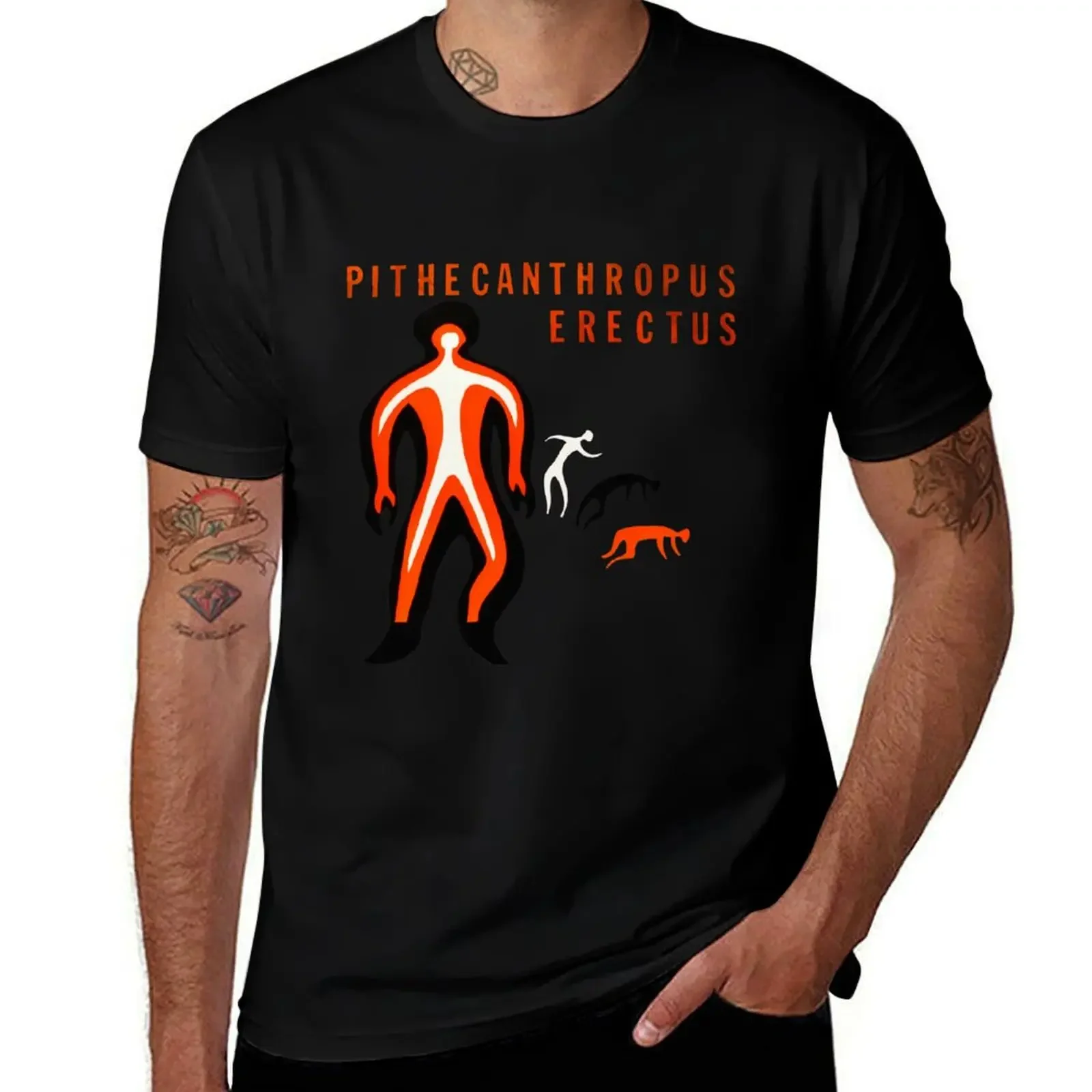Футболка Pithecanthropus Erectus с короткими рукавами футболка на заказ необходимая