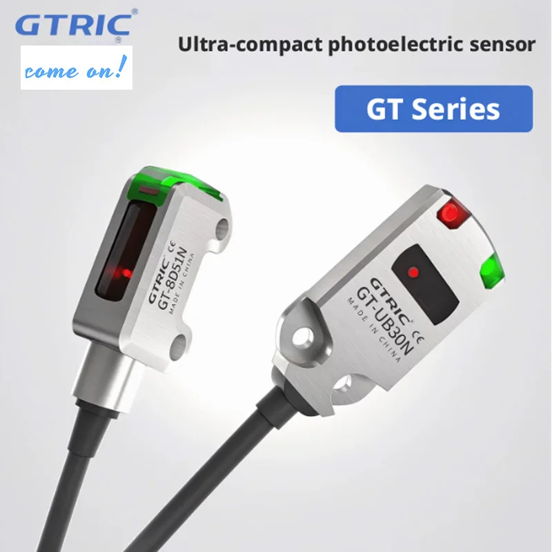 Фото Фотоэлектрический датчик GTRIC ультракомпактного размера GT-UB30N GT-UB30P GT-BD51N GT-BD51P GT-BT51N GT-BT51P, DC12-24V №1