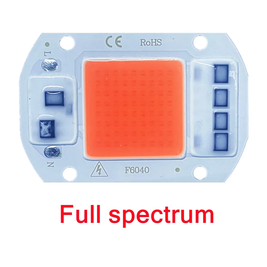 

OuuZuu COB LED Фитолампа полный спектр 20/30/50Вт