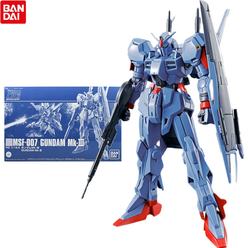 

Набор моделей Bandai Gundam, аниме фигурки HGUC 1/144 ограниченная версия, оригинальная модель Gunpla, Аниме фигурки, игрушки для детей