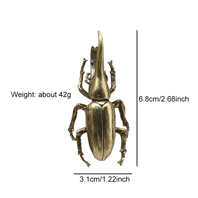

Миниатюрные фигурки жуков из меди