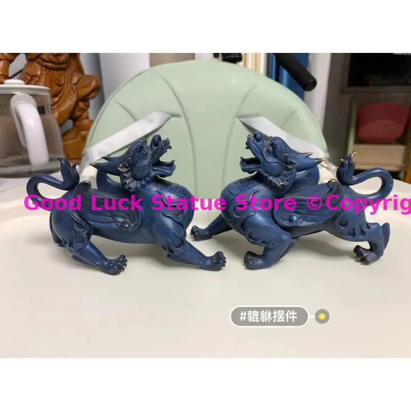 Пара 2024 TOP FENG SHUI орнамент c талисманом good luck Дракон богатства PI XIU декоративный