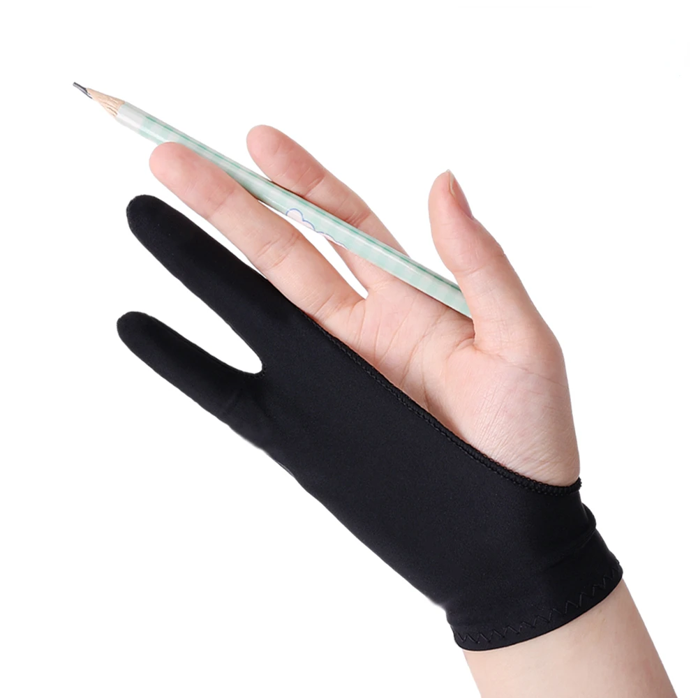 

Перчатки для рисования с защитой от прикосновений, для рисования, планшета, с двумя пальцами, с защитой от загрязнений, для экрана IPad