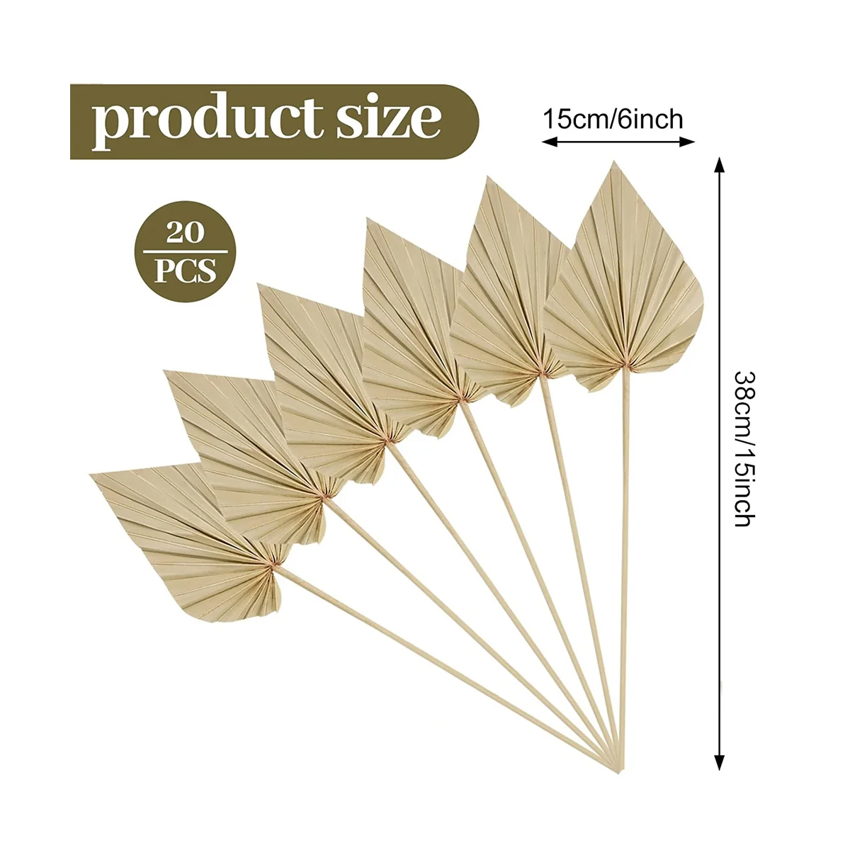 20 шт. высушенные листья в стиле бохо