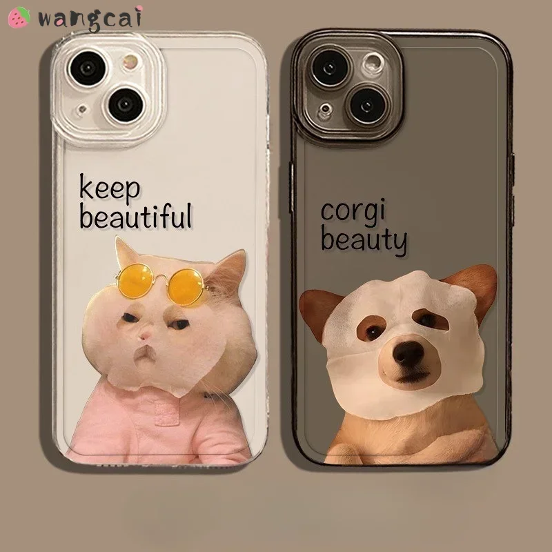 Для Honor 100 X50 X50i X40 90 80 Pro GT SE Magic 5 Mate 60 50 40 30 20 телефонная искусственная смешная маска