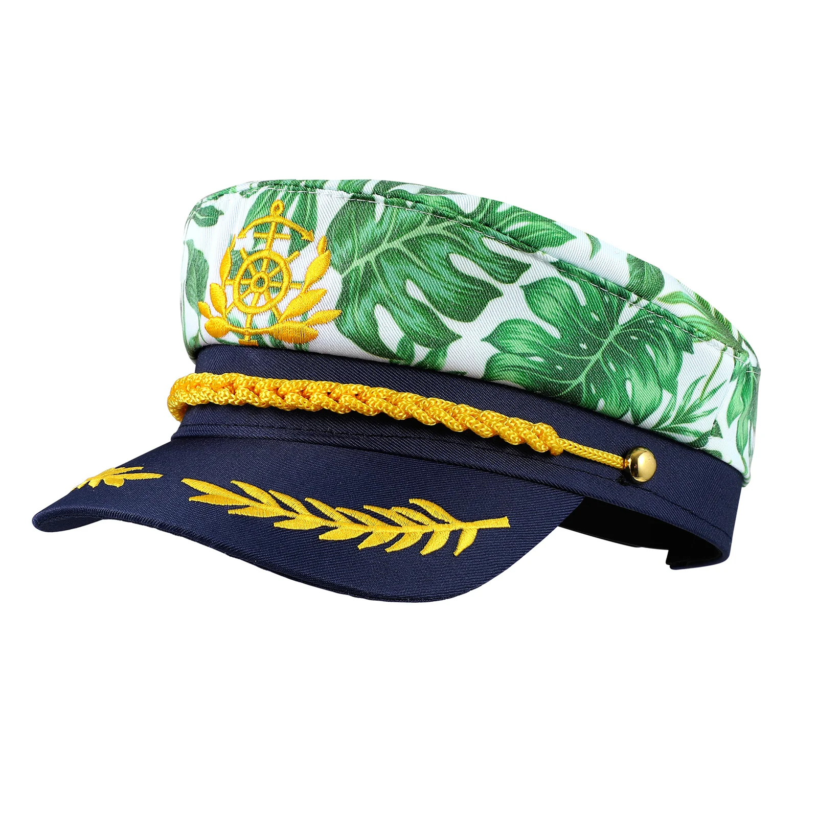 

Embroidery Cap Seagoing Type Party Costume Hat Men Hats Aldult Captain Nautical Miss Men's Caps