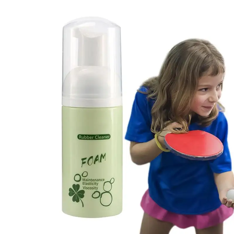 

Table Tennis Cleaner Ping-Pong Paddle Foam Detergent 110ml Professional Table Tennis Racket Detergent Agent Rubber Cleaner