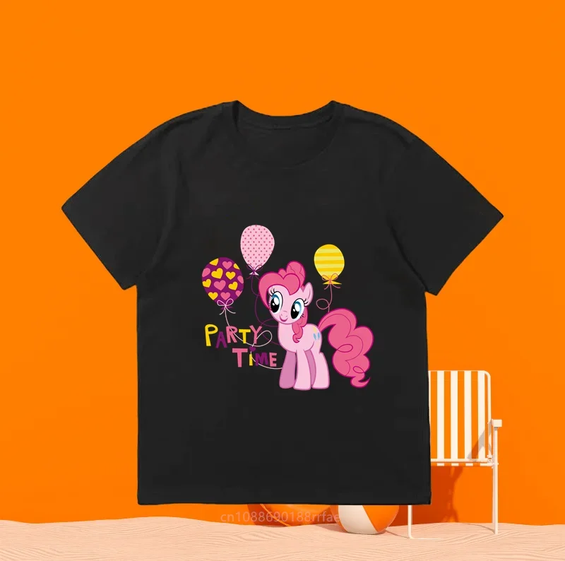 Детская Повседневная Футболка С Аниме-принтом Топ Короткими Рукавами И Круглым