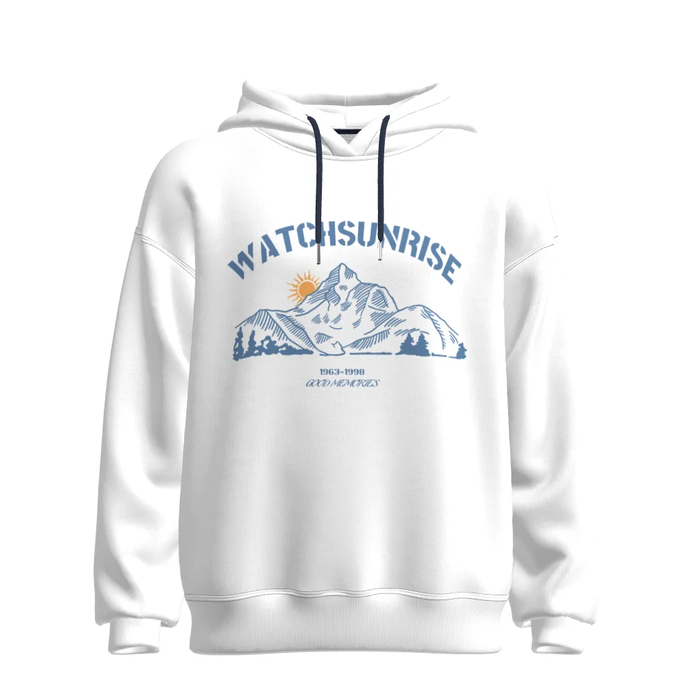 

Fashion Men's Pocket Hoodie Printed Sweatshirt