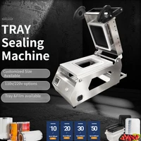 custom food manual tray sealer sealing machine tray sealer for meat fresh fruit vegetable fast packing