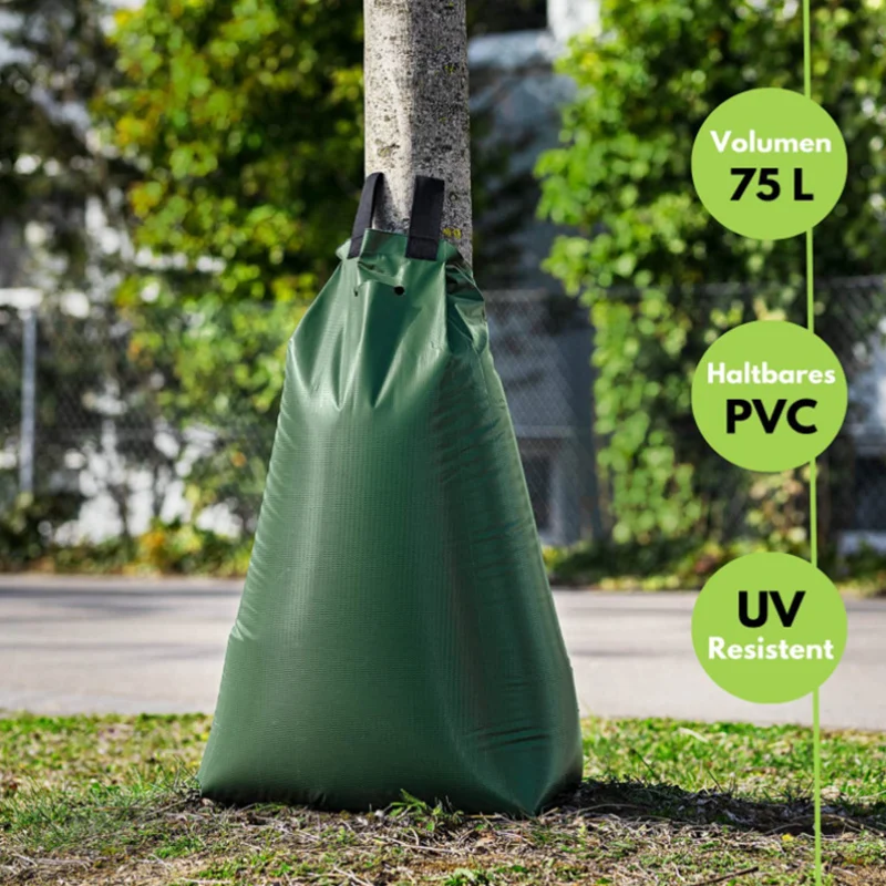 Мешок для полива деревьев 20 галлонов многоразовый мешок капельного орошения