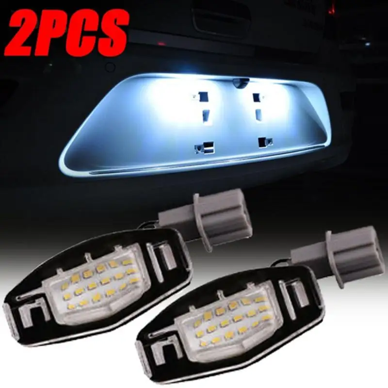 

2X Car LED License Number Plate Light Lamp 12V LED White Light fit For Acura TL TSX MDX Honda Civic Accord