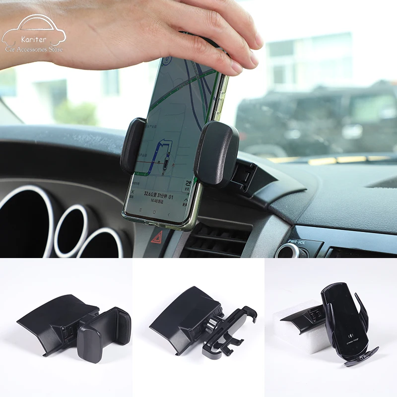 

For Toyota Tundra 2007-2013 ABS Car Dashboard GPS Navigation Wireless Charging Mobile Phone Holder Car Modification Accessories