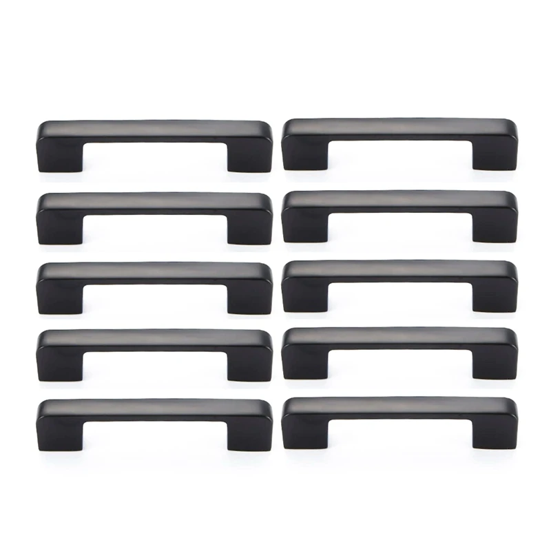 

Ручки черные для мебели, шкафов и ящиков, 10 шт.
