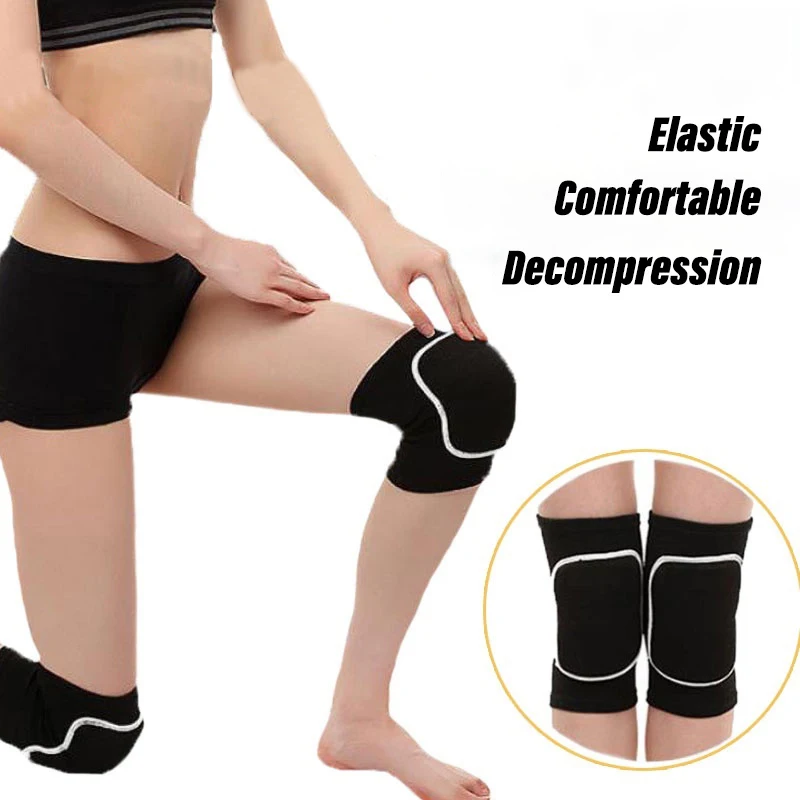 

1 pair Adult Kid Knee Sleeves Knee Protector Elastic Compression Dancing Knee Protector Support Volleyball Yoga Knee Brace Pad